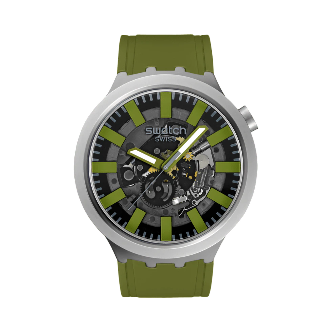 SB07S118 Swatch Thru The Underbrush Dark Green
