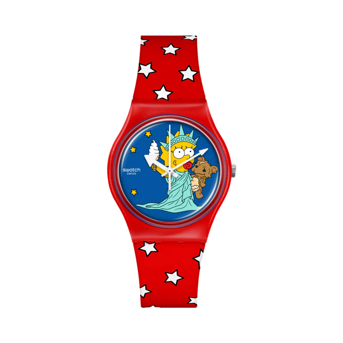 SO28Z120 Swatch Little Lady Liberty Red
