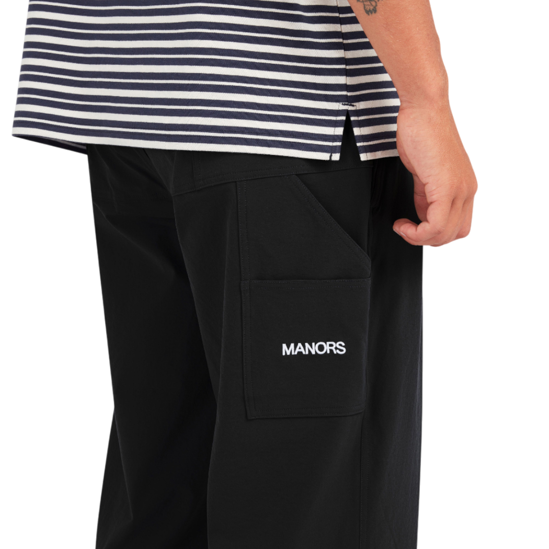 매너스 골프 리사이클 그린스키퍼 트라우저 블랙(Manors Golf Recycled Greenskeeper Trouser Black) - 3