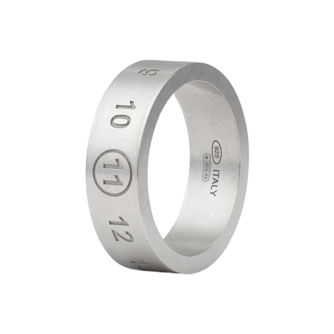 SM1UQ0129P9246121 (W) Maison Margiela Numeric Ring 6.5mm Null