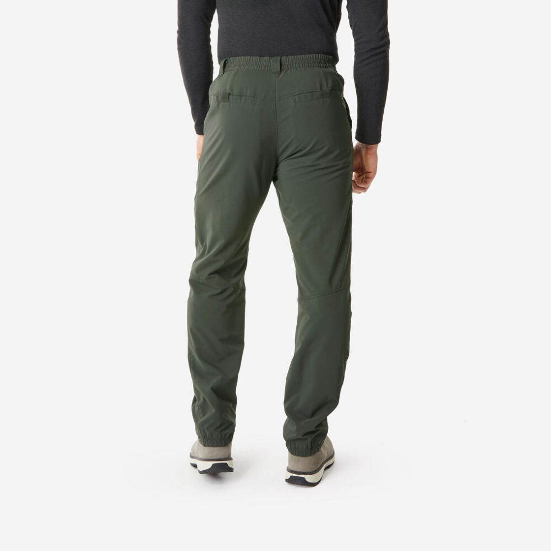 데카트론 남성 등산 발수 바지 NH100 브론즈 그린(Decathlon Men's Hiking Water-Repellent Pants NH100 Bronze Green) - 4