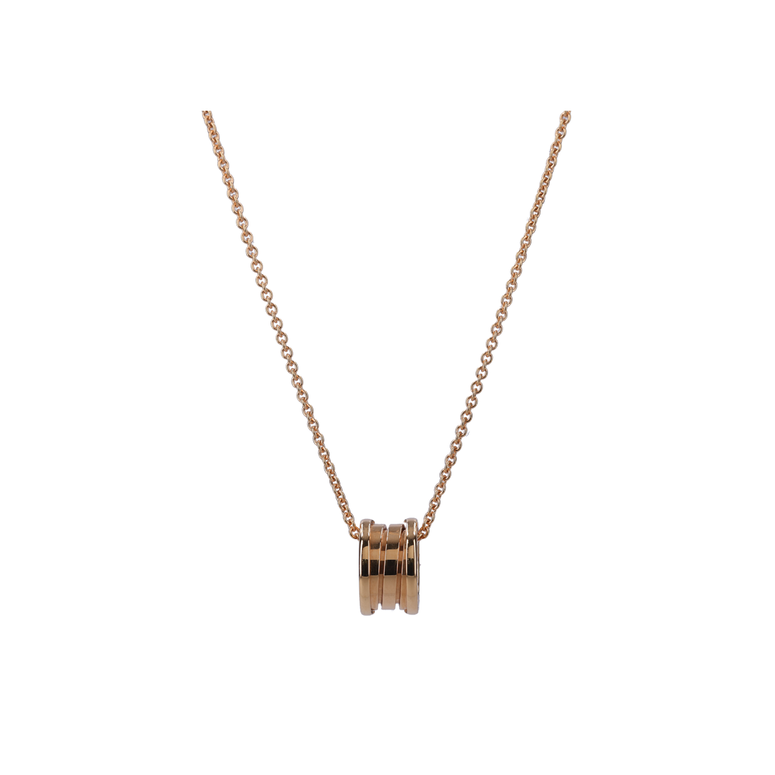 ITC5ADAA8SF4 Bulgari B.zero1 Small Round Pendant Necklace 18K Rose Gold