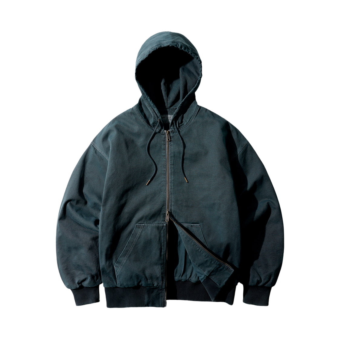 YKOT1482_darkblue_29 FP142 Worker pigment dyed hoodie jacket darkblue YKOT1482