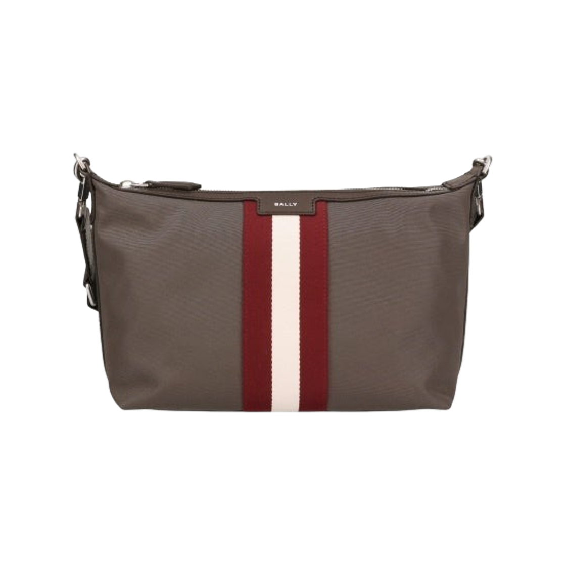 6311817 Bally Code Carry Shoulder Bag Mid Gray