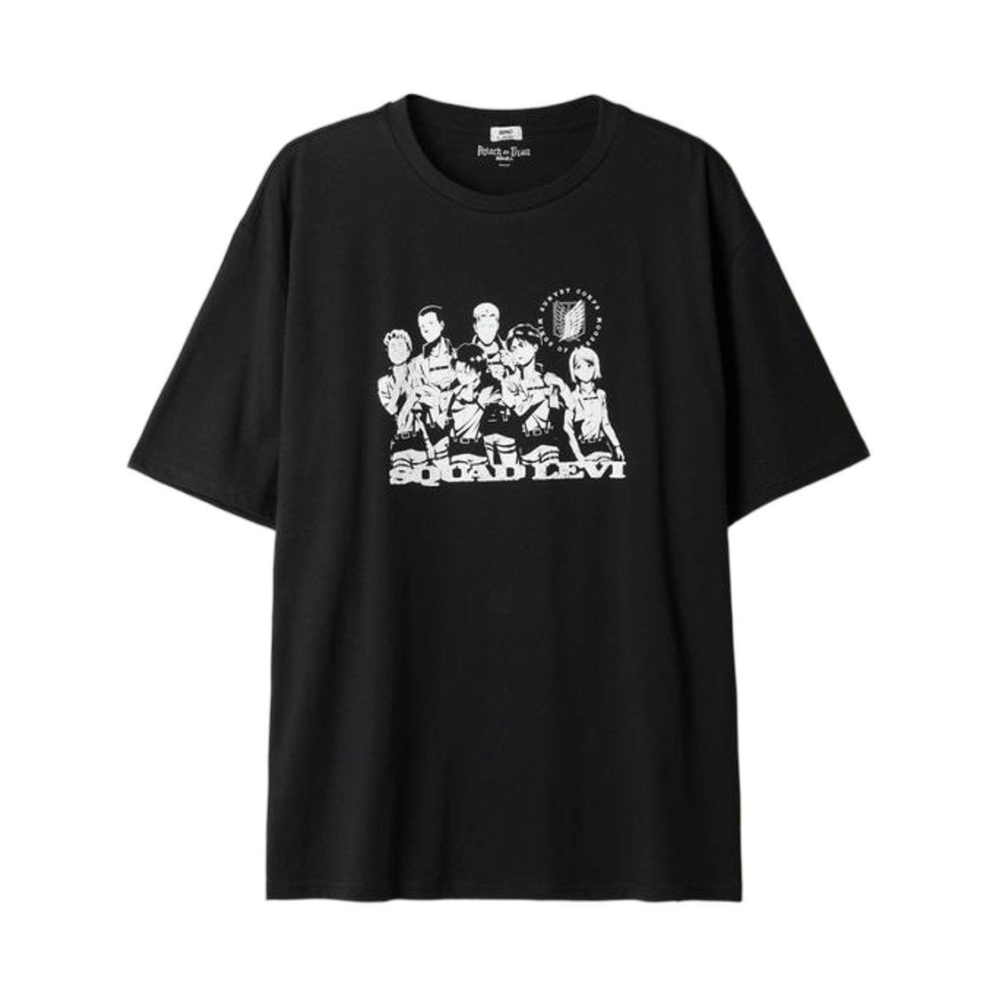 SPRLG49U02 Spao x Attack on Titan Short Sleeve T-Shirt Mix