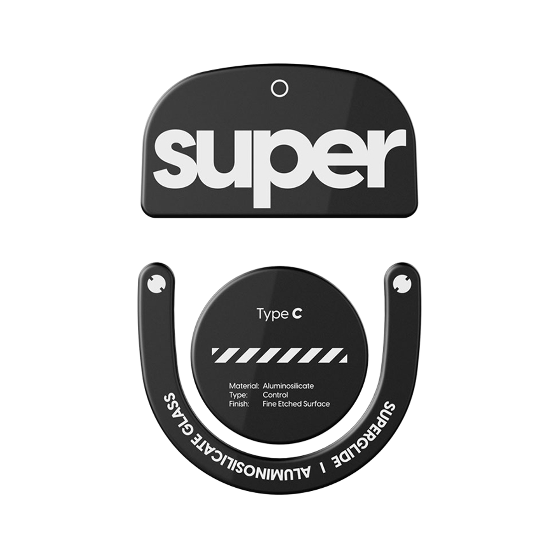 LGS2GB2 Pulsar Superglide Type-C for Logitech GPro Superlight 2 [Black]