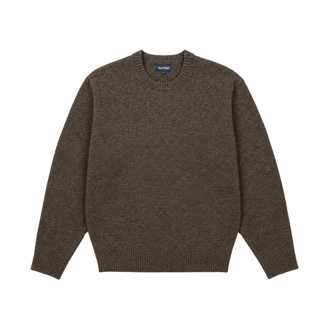 Clothes23 NUART STUDIO Arbo Odoramp Round Neck Knit Light Brown