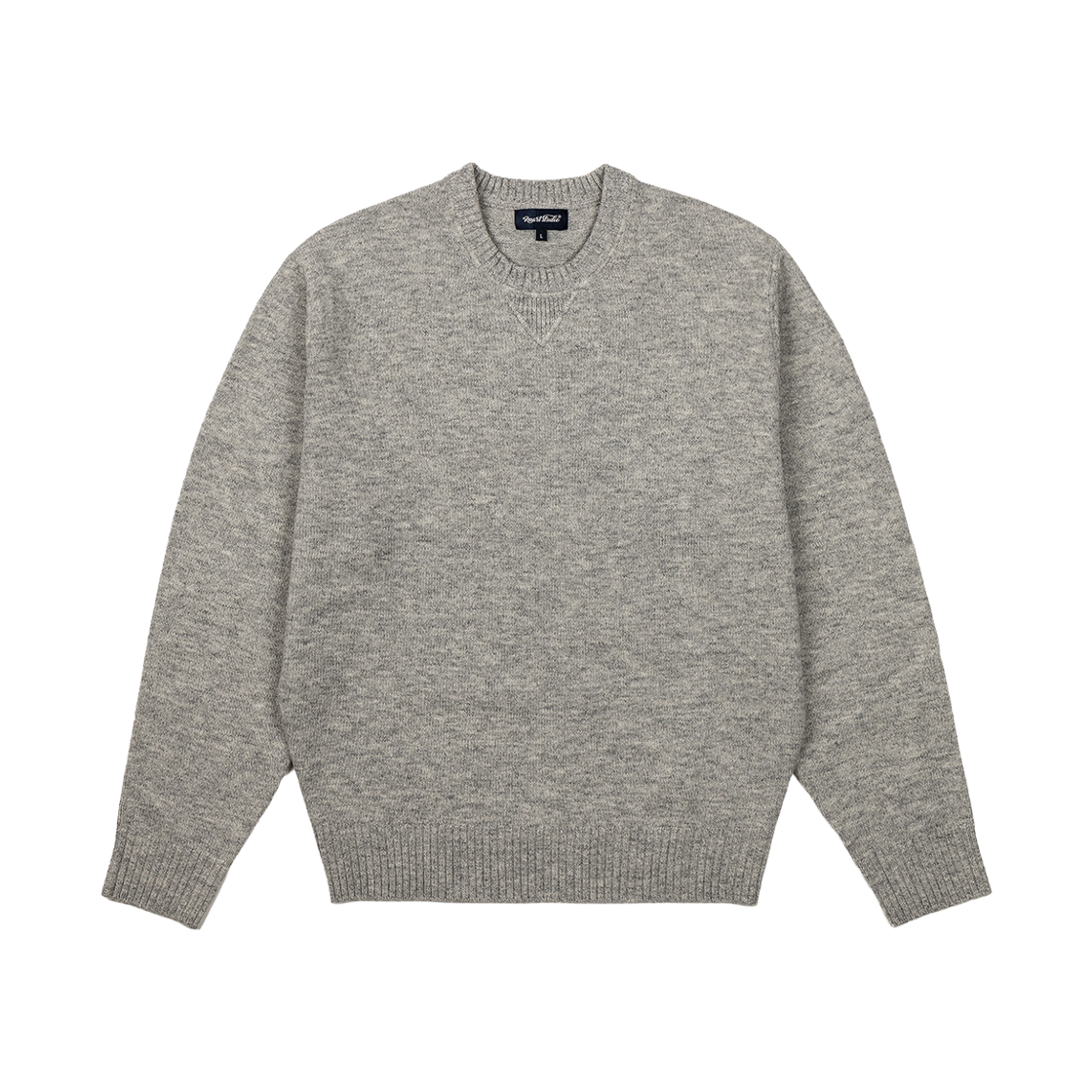 Clothes21 NUART STUDIO Arbo Odoramp Round Neck Knit Melange Gray