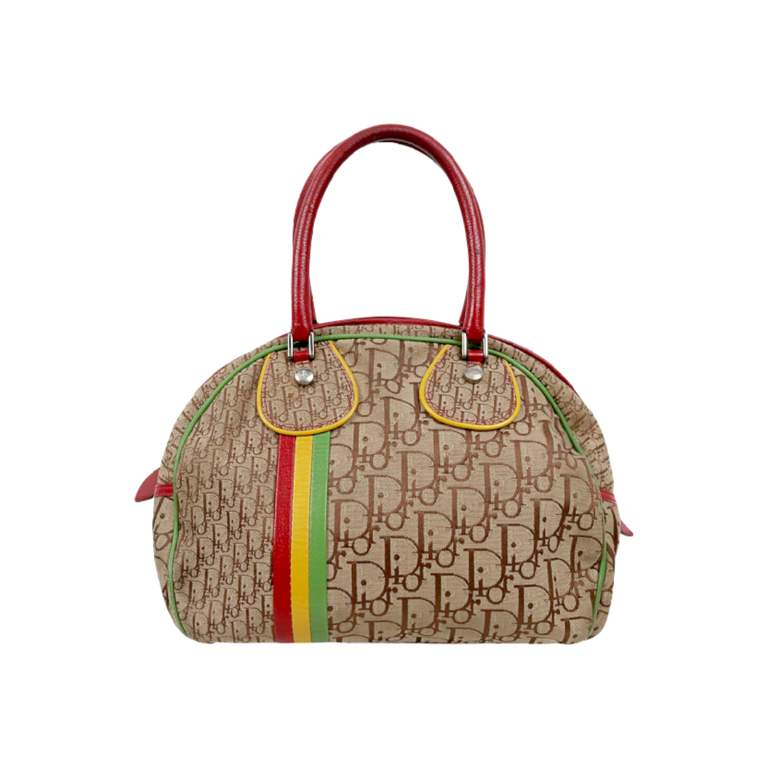 ITRNBOWTWOTJ Dior Brown Oblique Canvas Boston Bag