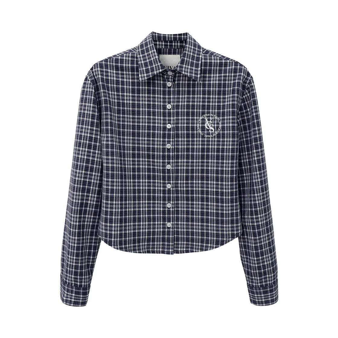 비바셔스 테르 체크 셔츠 네이비(VIVACIOUS Terre Check Shirt NAVY)