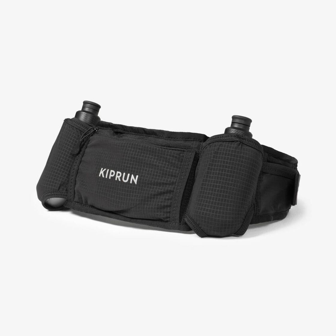 데카트론 러닝 물통 벨트 물병 250ml 2개 포함 스모크 블랙(Decathlon Running Hydration Belt Includes 2x 250ml Flasks Smoke Black) - 5