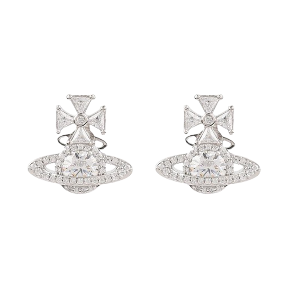 6201037T-02P102 (W) Vivienne Westwood Mila Earrings Silver