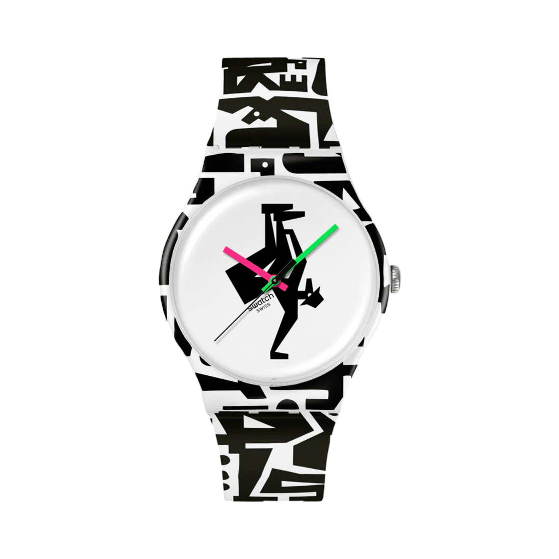 SO29Z147 Swatch Freeze Time Black White
