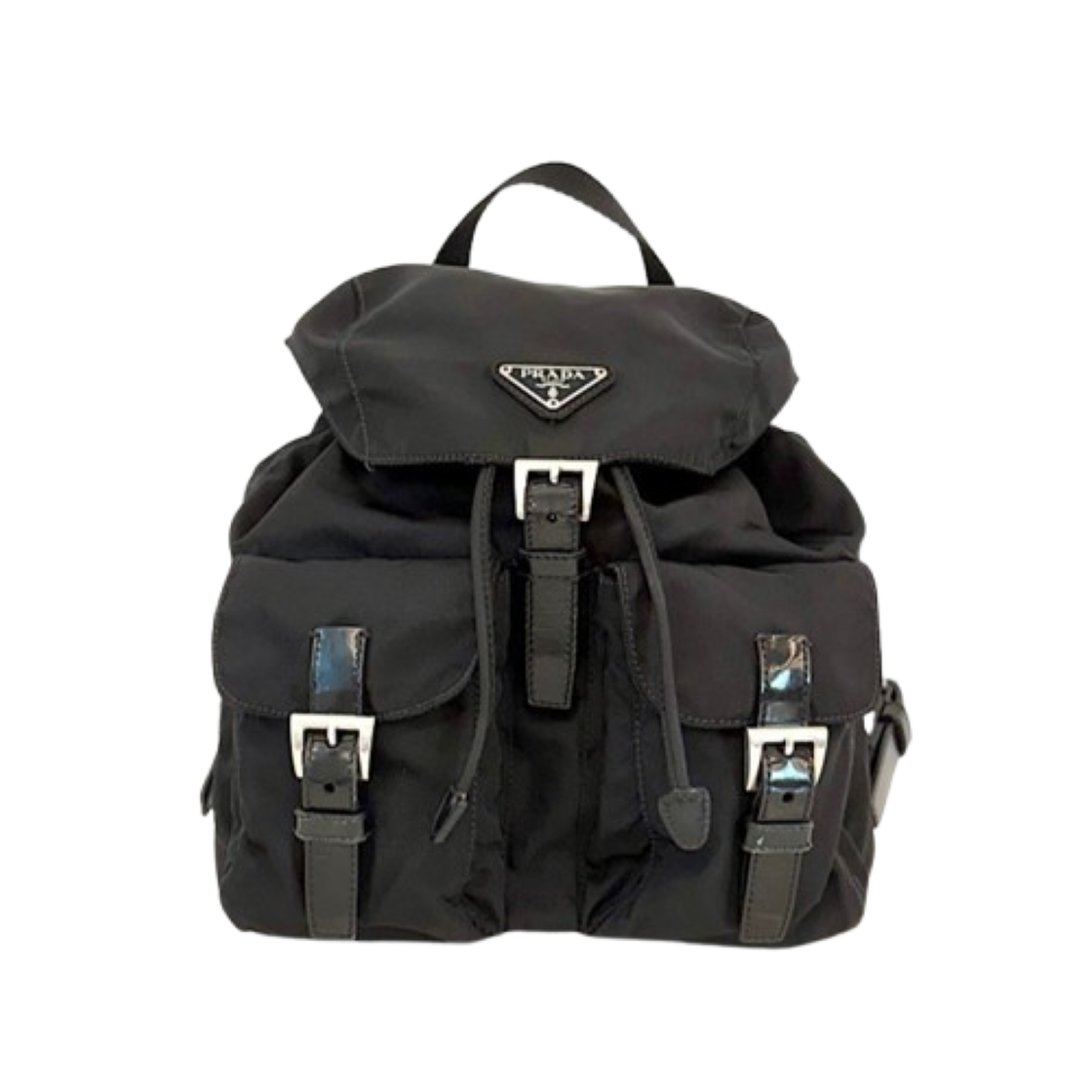 IT4DWMO9QNBG Prada Nylon Two Pocket Small Backpack
