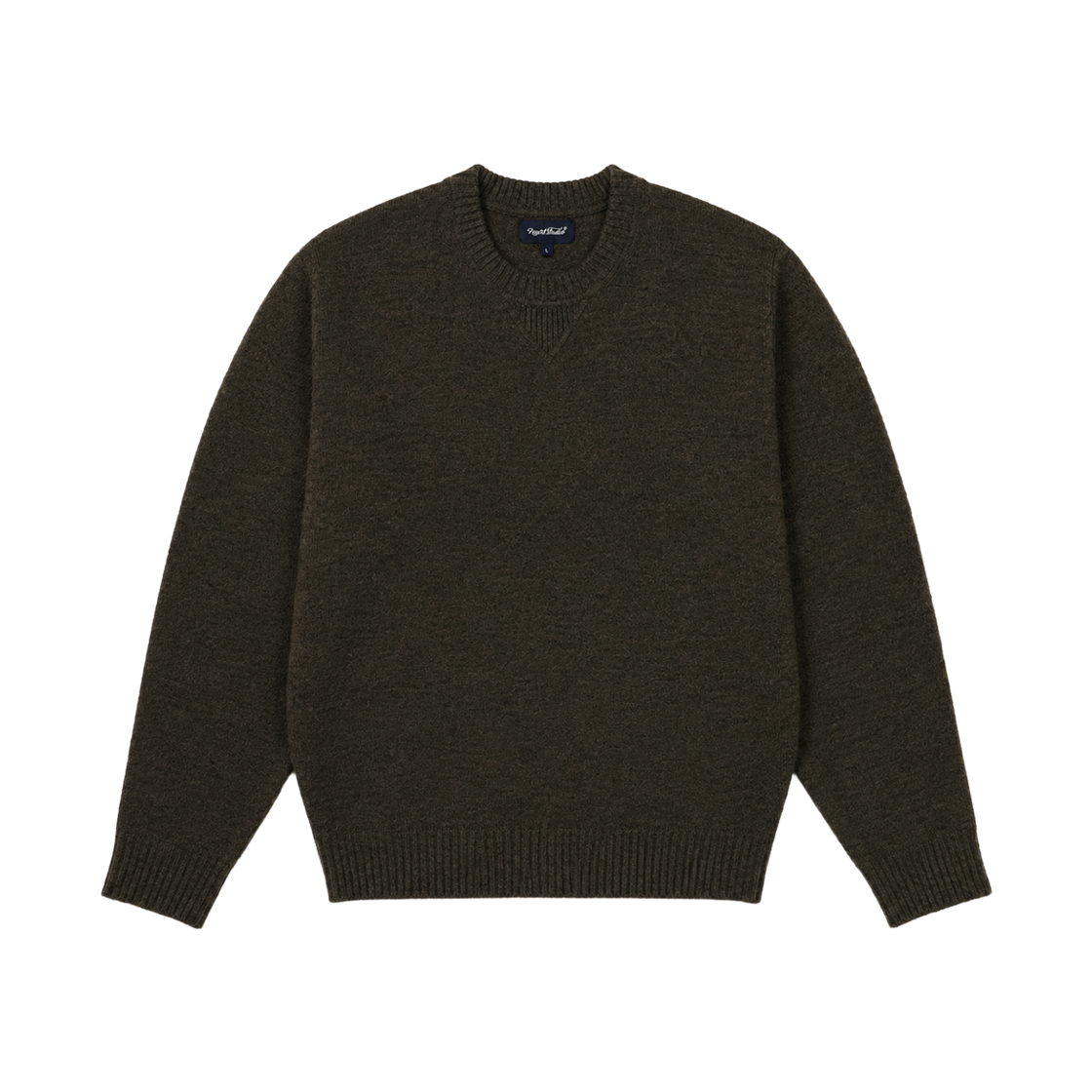 Clothes20 NUART STUDIO Arbo Odoramp Round Neck Knit Khaki