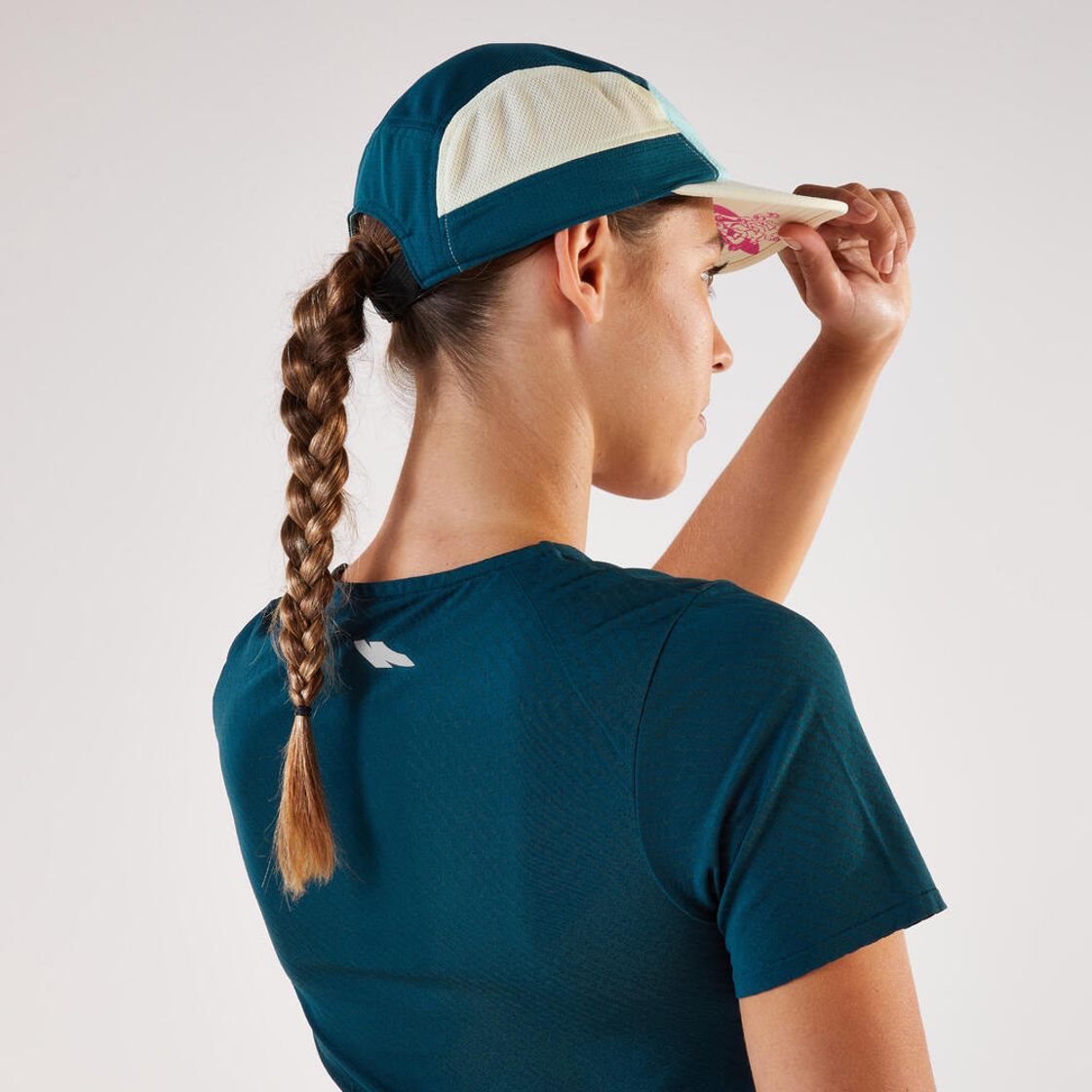데카트론 러닝 5패널 캡 모자 틸 블루(Decathlon Running 5-Panel Cap Teal Blue) - 3