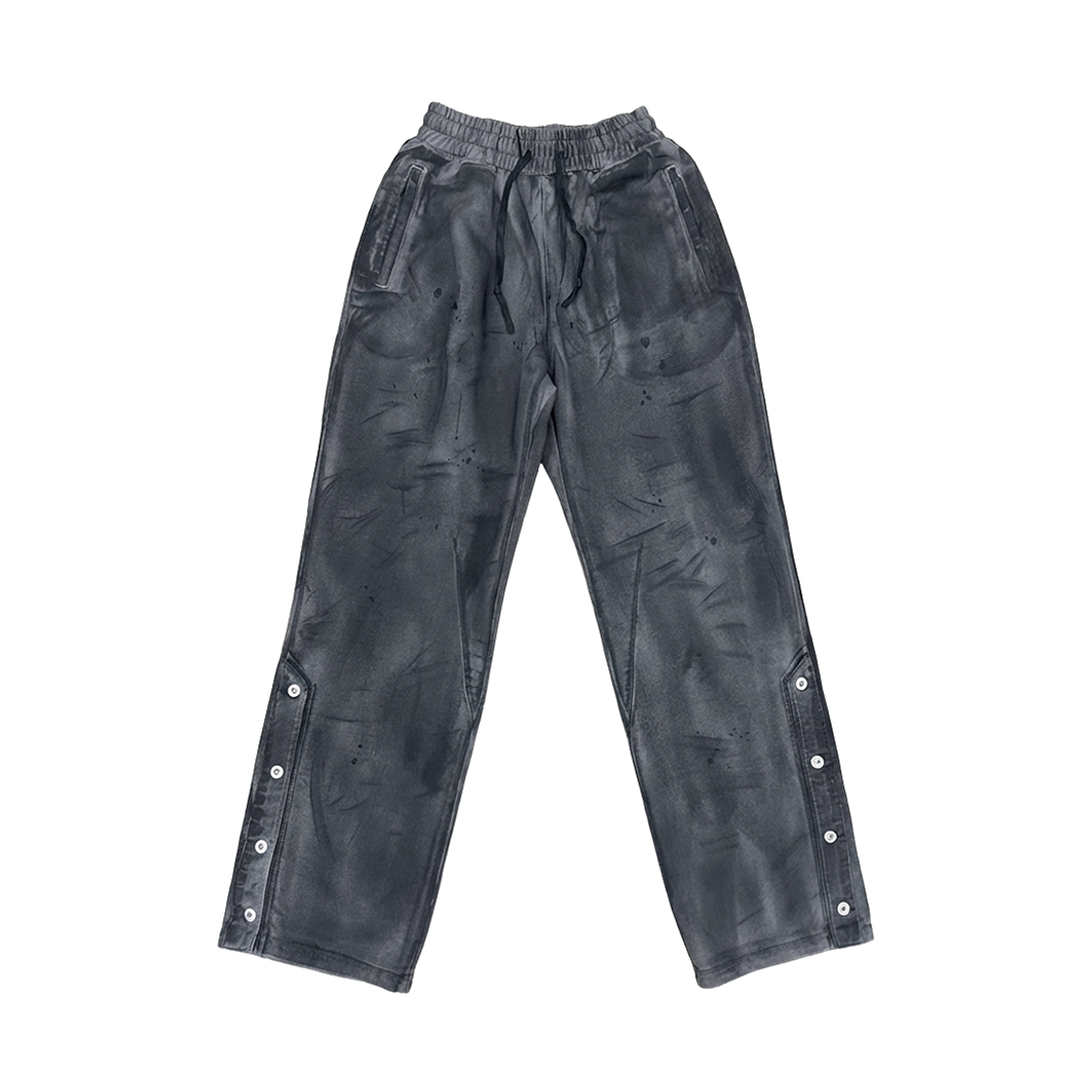 B6CPT09GRY BLR Rough Dyed Utility Sweat Pants Grey