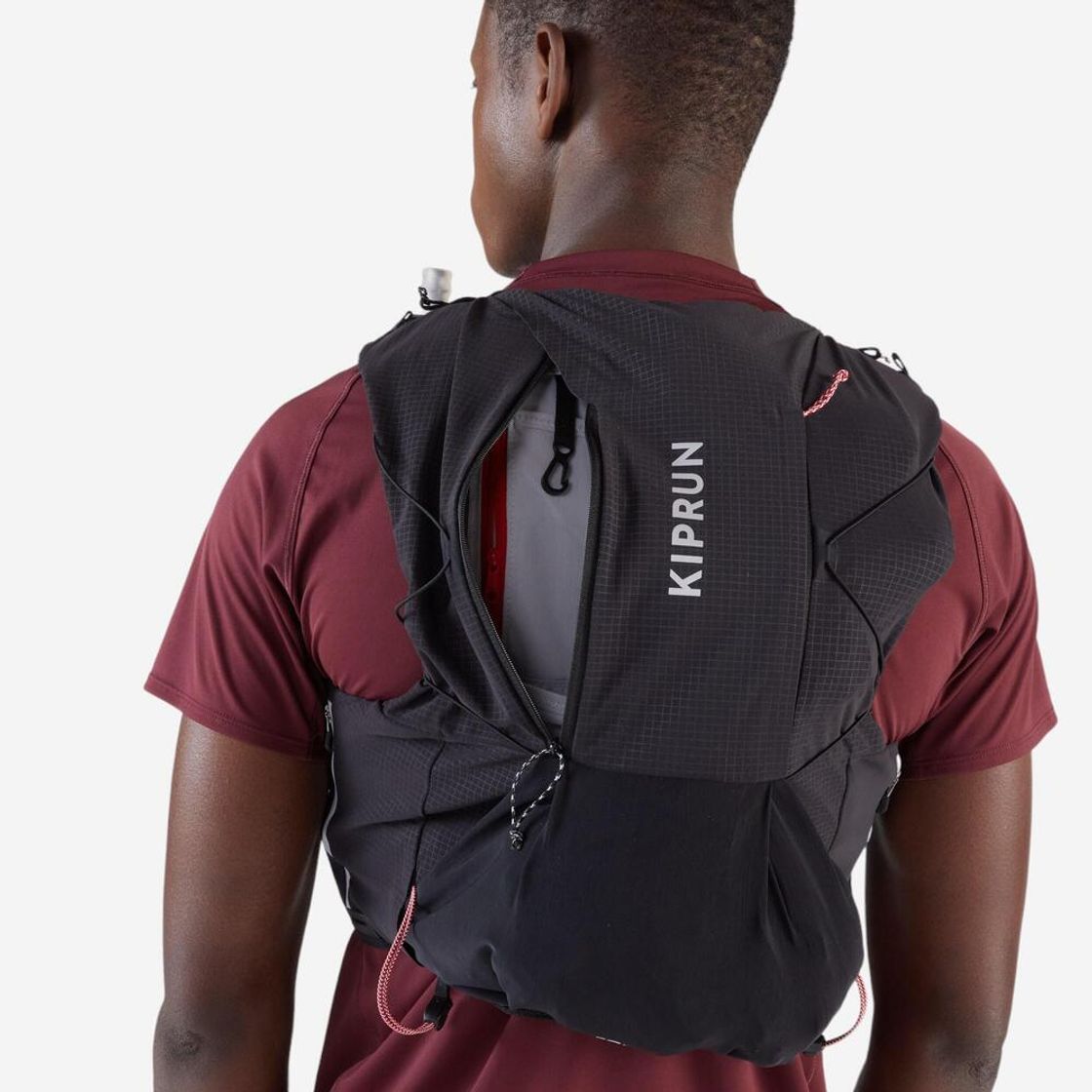 데카트론 트레일 러닝 백 15L 울트라 2L 하이드레이션 팩 포함 스모크 블랙(Decathlon Trail Running Bag 15L Ultra Includes 2L Hydration Pack Smoke Black) - 9