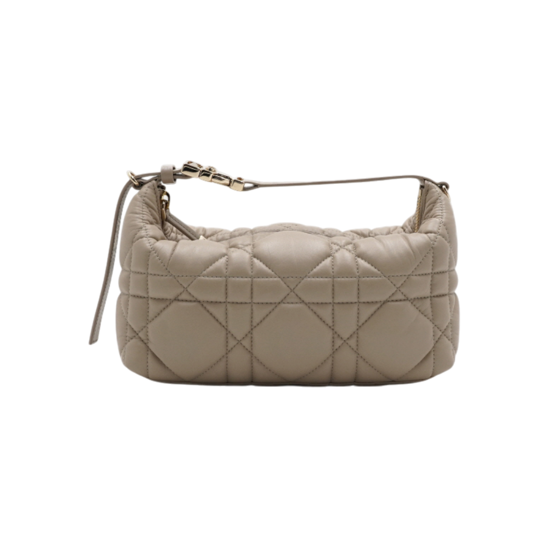IT4P7AGMEIVS Dior Beige Travel Nomad Medium Pouch Tote Bag