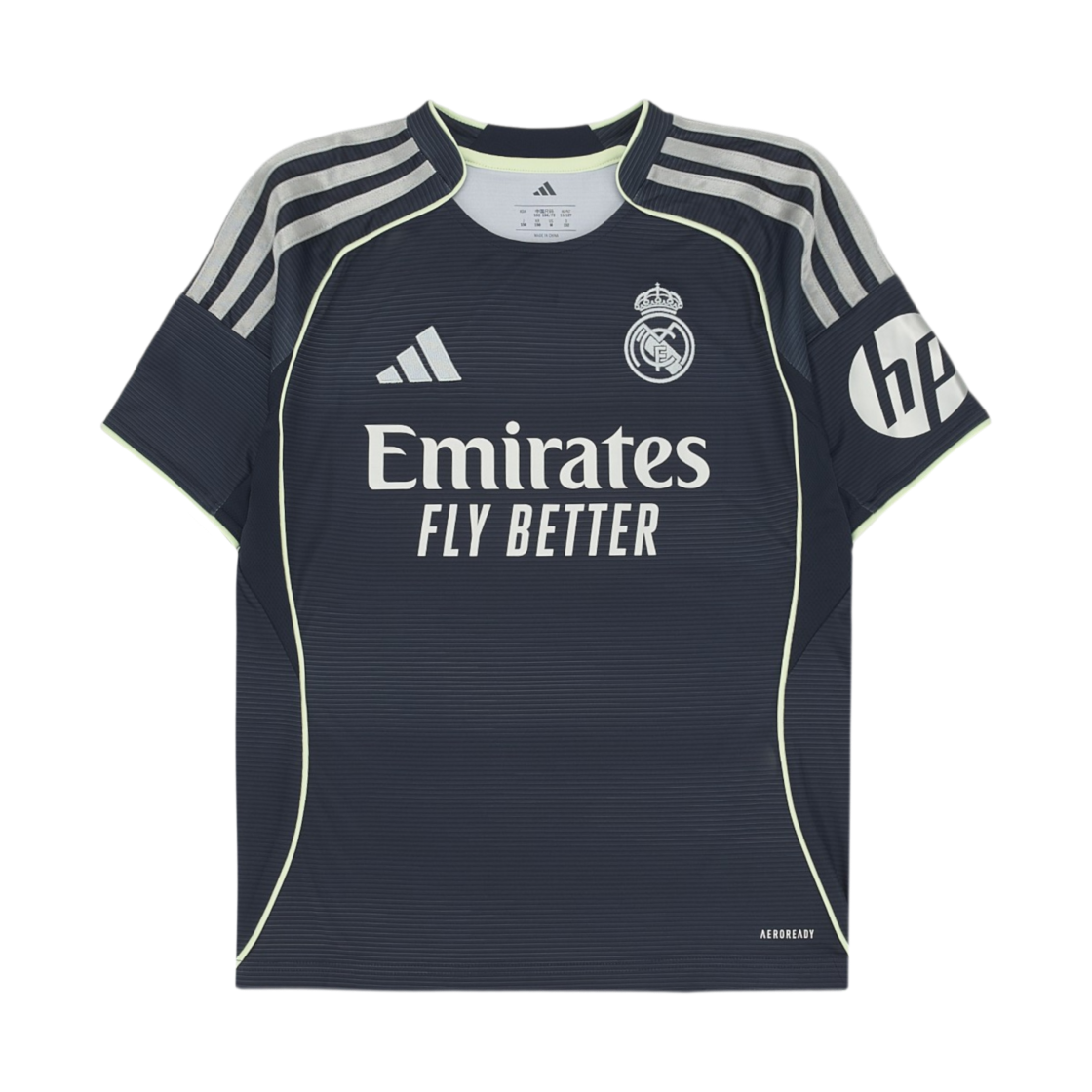 JP3947 (Kids) Adidas Real Madrid 2025/26 Away Jersey Legend Ink - KR Sizing (Non Marking Ver.)