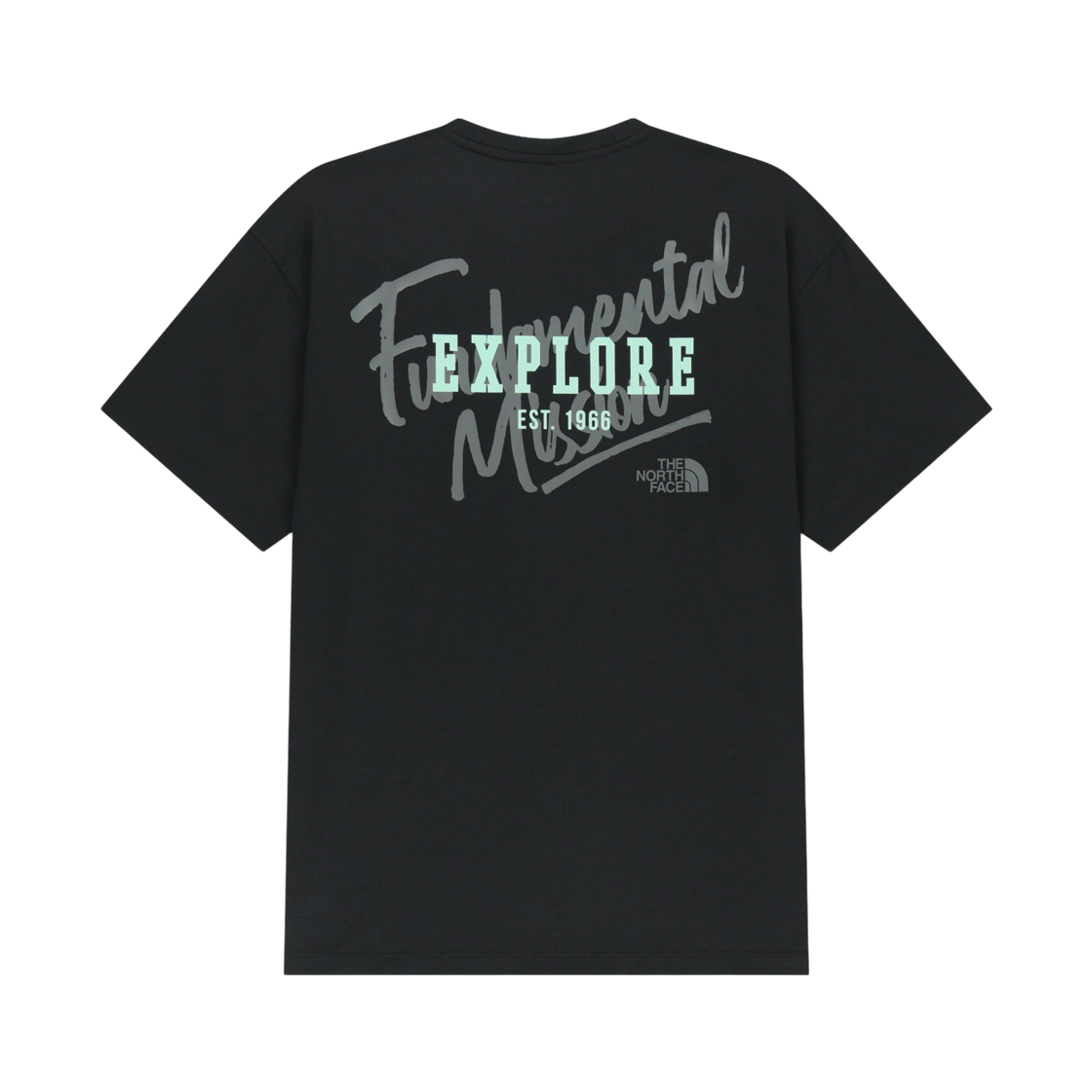 NT7US23J The North Face Graffiti Ex S/S R/Tee BLK