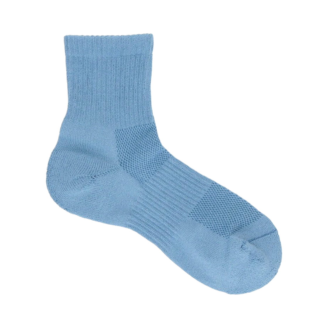 프릭스 스토어 와시 플레인 쿼터 삭스 색소폰 블루(Freak's Store Washi Plain Quarter Socks Saxophone Blue) - 1