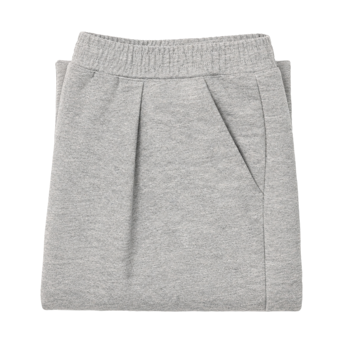 누아트 스튜디오 세미 와이드 스웨트 팬츠 멜란지 그레이(NUART STUDIO Semi-Wide Sweatpants Melange Gray) - 2