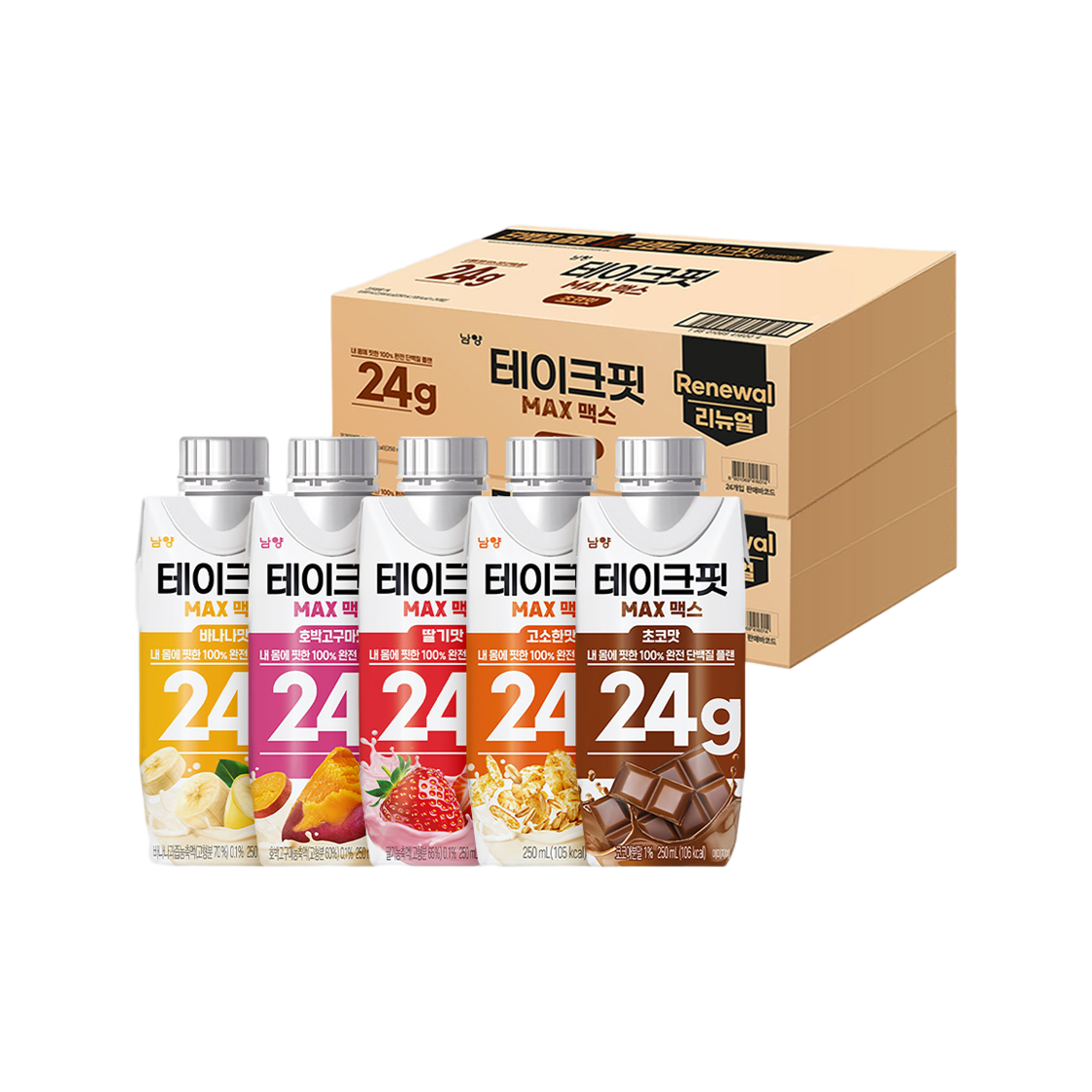 테이크핏 맥스 5종 48팩 골라담기 ( 택 2 )(Takefit Max 5-Flavor 48 Pack (Select 2)) - 1