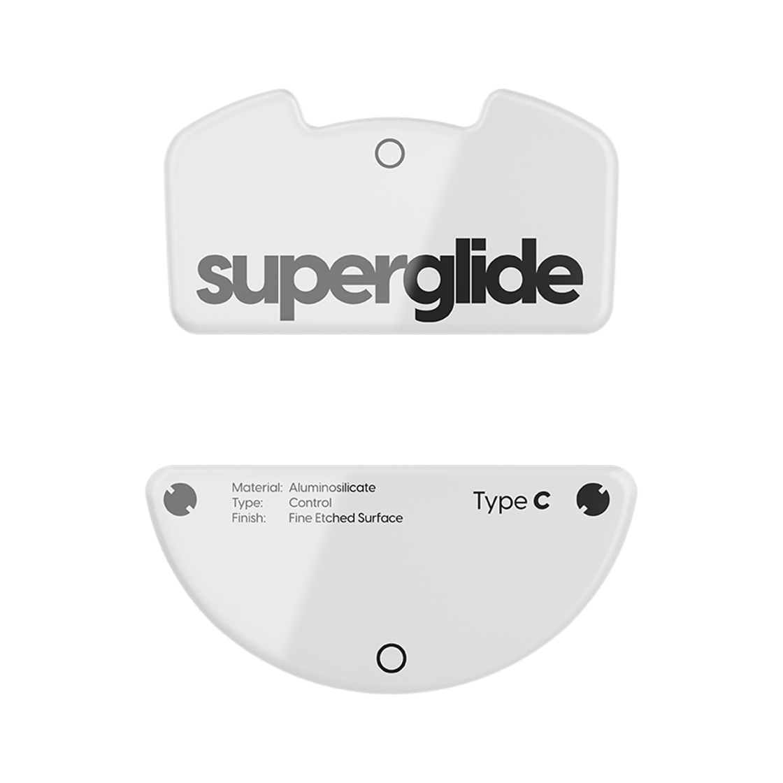 펄사 레이저 바이퍼 V3 프로 전용 슈퍼글라이드 유리 마우스피트 화이트색상 Type-C 무광(Pulsar Superglide2 Razer viper v3 Pro [White])
