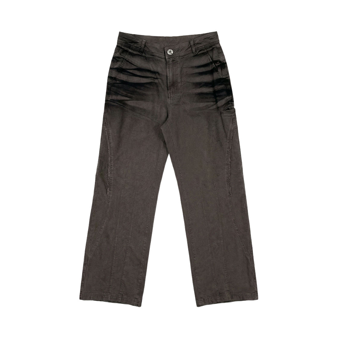 비엘알 페이스 웨이티드 코튼 팬츠 브라운(BLR Face-Weighted Cotton Pants Brown)
