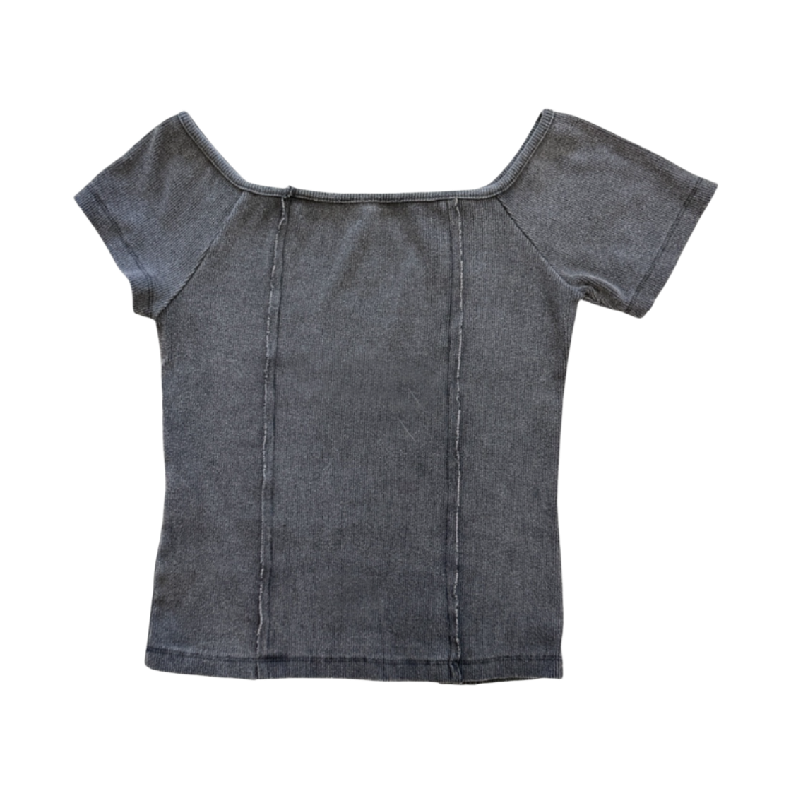 게이트리스 스퀘어 버튼 티셔츠-블랙(Gateless Squire Button T-Shirt-Black) - 2