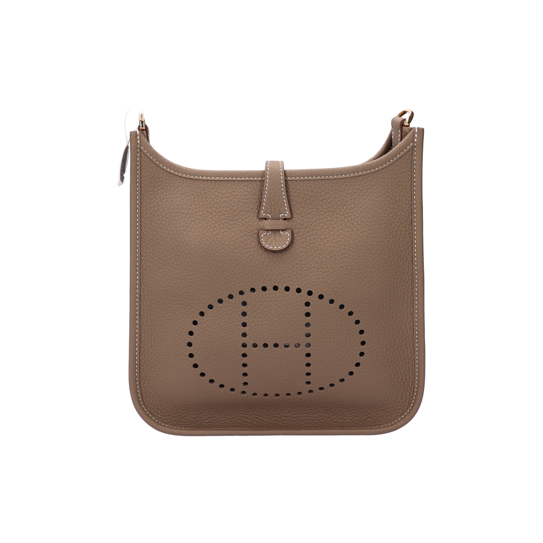 ITIIJTDISLJD Hermes Evelyne 23 Pouch Bag Clemence & Etoupe