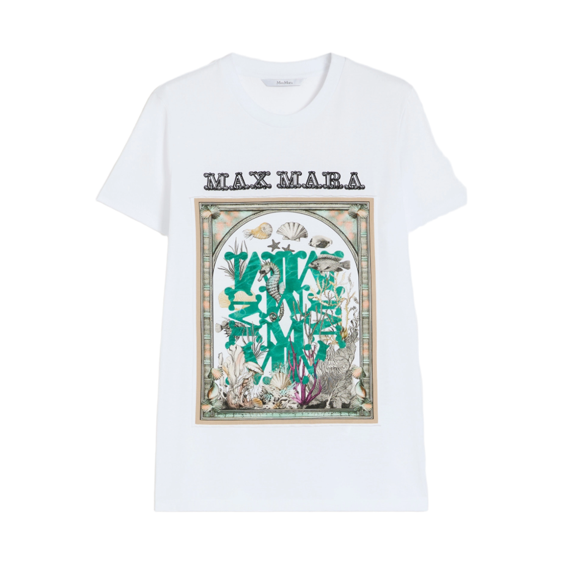 SPADINO-019 (W) Max Mara Spadino Cotton T-Shirt Optical White