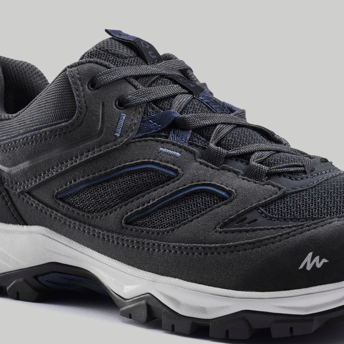 데카트론 남성 단목 등산화 MH100 카본 그레이(Decathlon Men's Low-Cut Hiking Shoes MH100 Carbon Grey) - 6