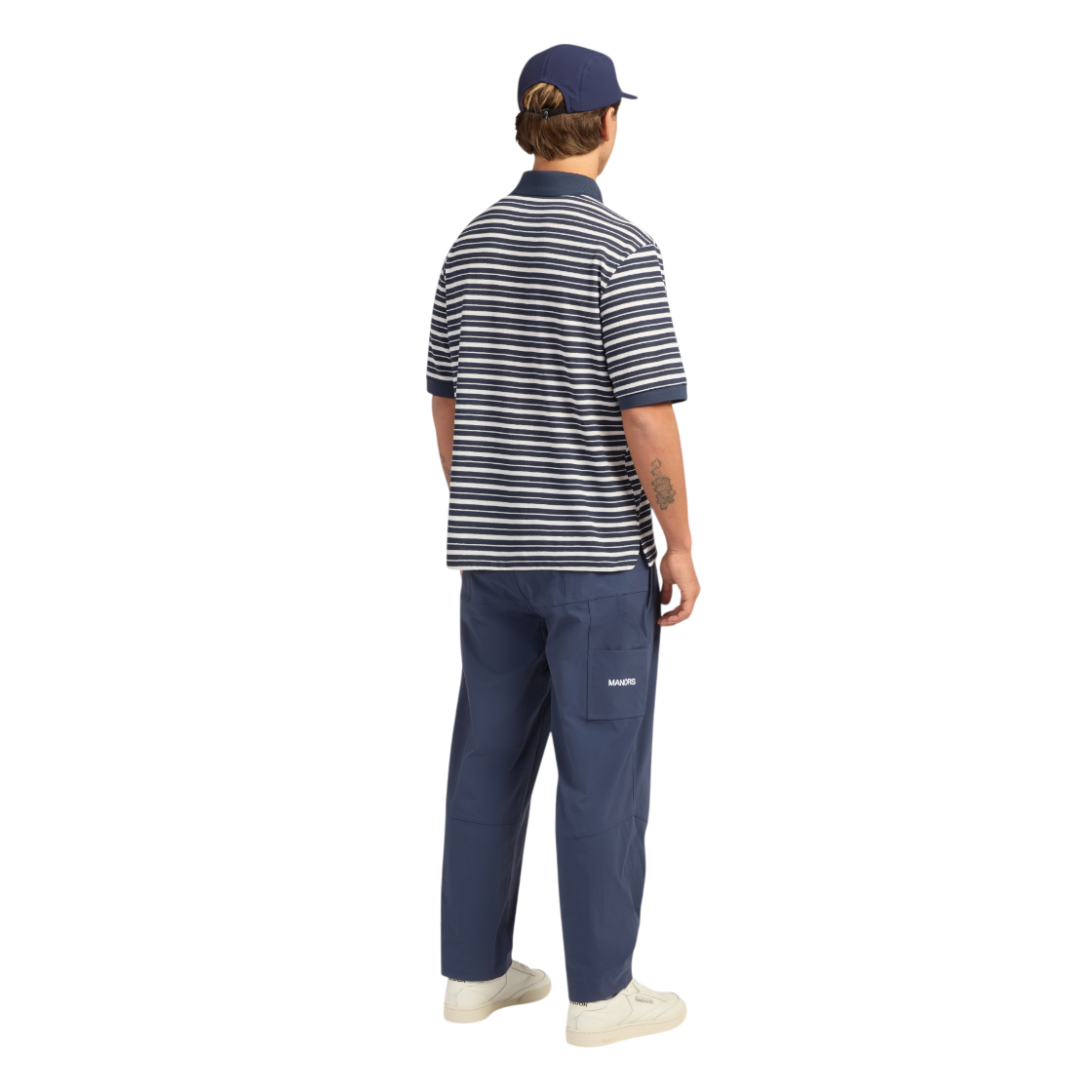매너스 골프 GOAT 피케 폴로 네이비(Manors Golf GOAT Pique Polo Navy) - 3
