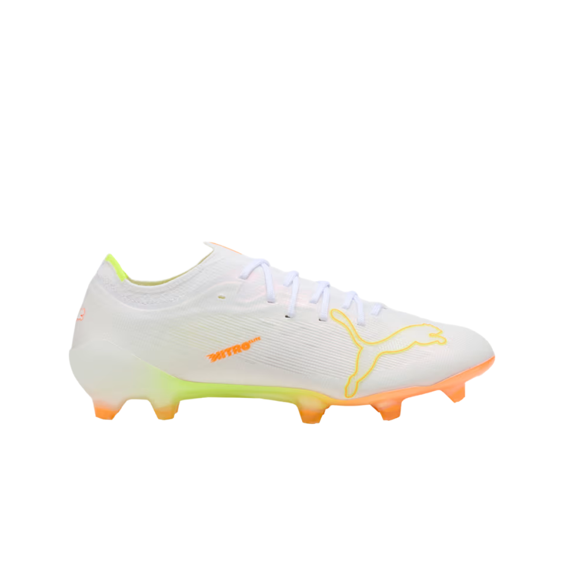 109381-01 Puma Ultra Nitro 7 Ultimate White FG White Yellow Alert