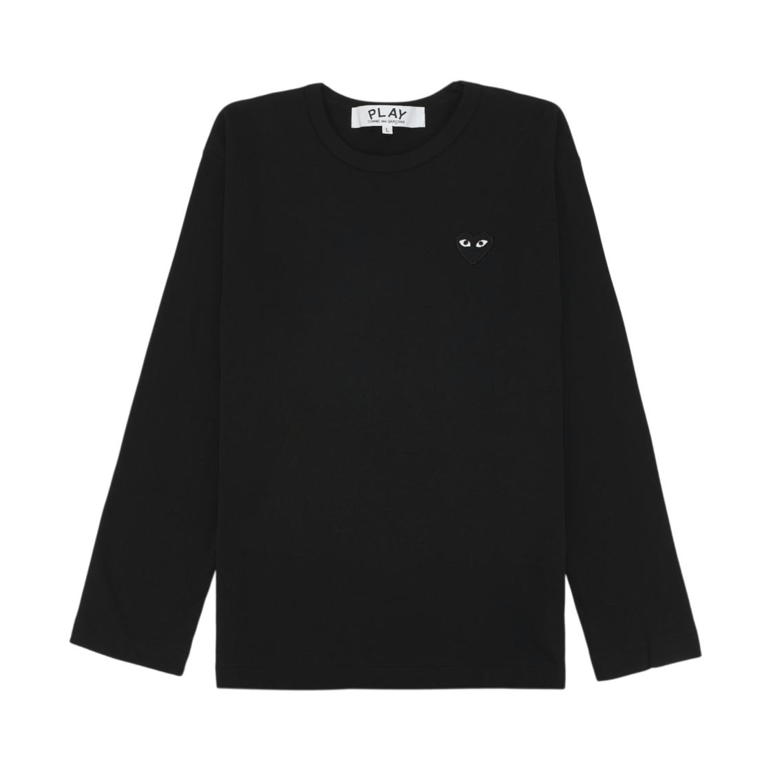 AX-T120-051-1 Play Comme des Garcons Black Heart LS T-Shirt Black