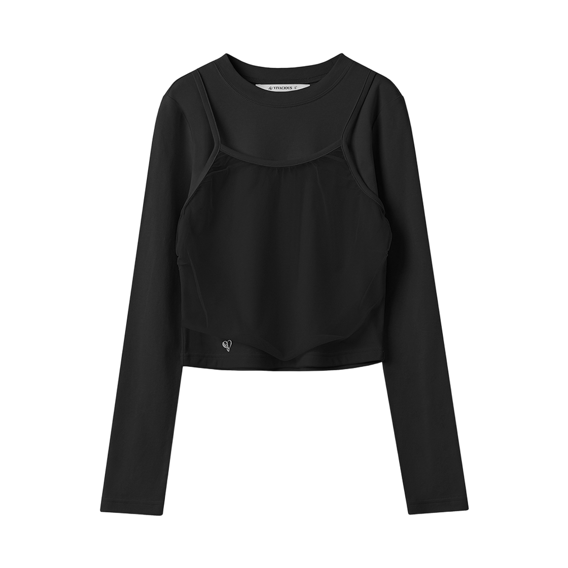 VV43TS02BK VIVACIOUS Tinker Bell Long Sleeve BLACK