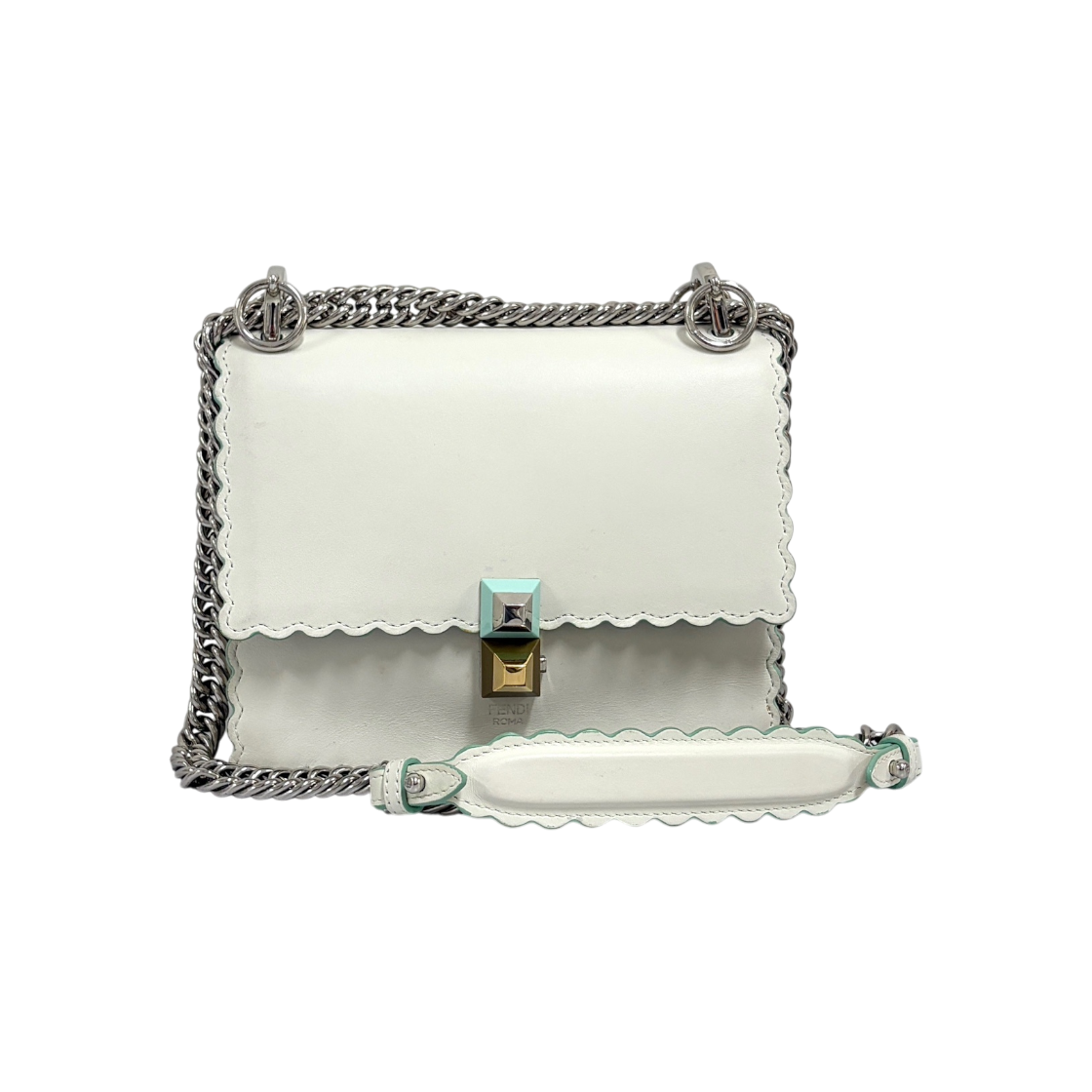 ITVL8AT78GS7 Fendi Kan I Small Chain Shoulder Bag