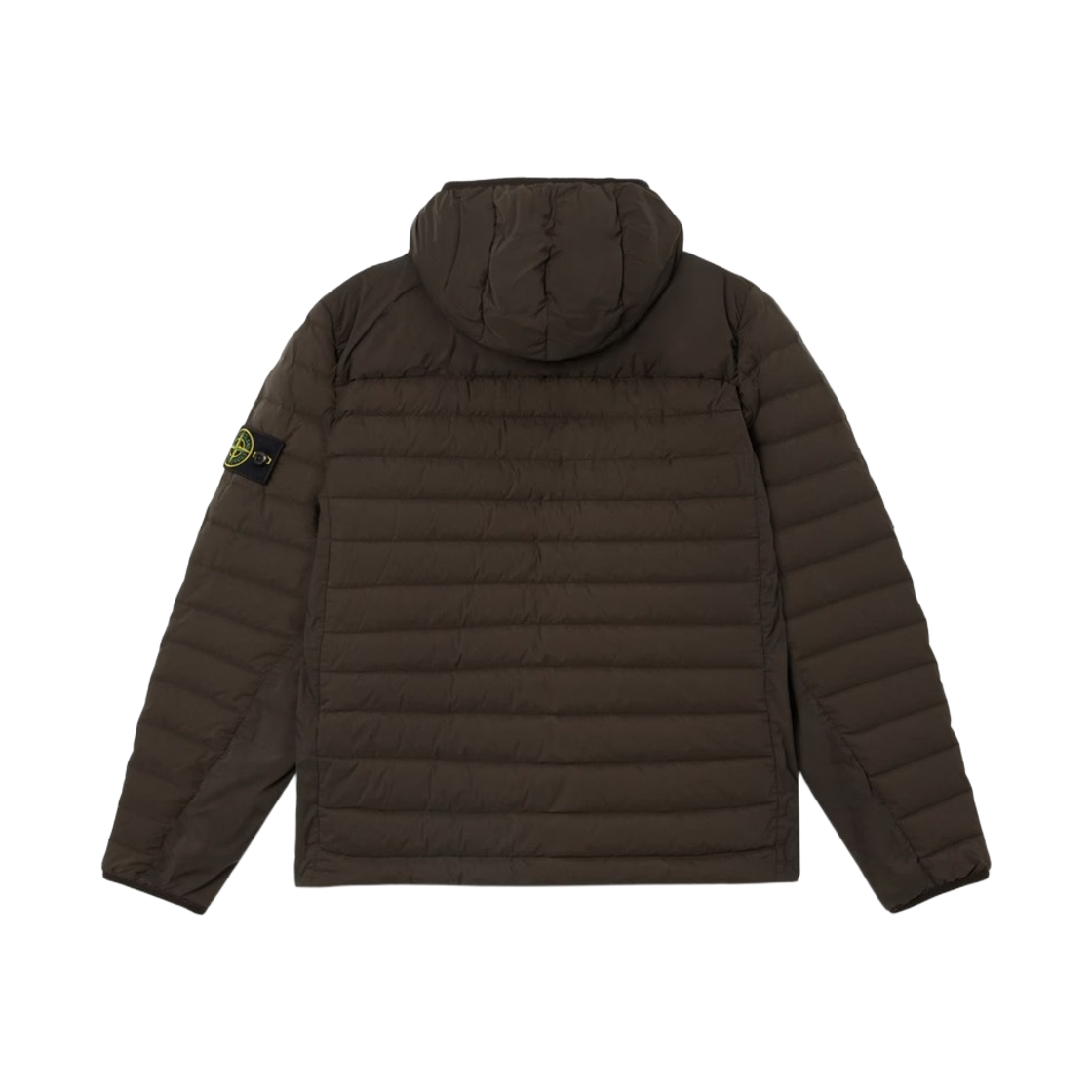 스톤 아일랜드 4100107 심리스 터널 나일론 다운-TC 후드 다운 자켓 콜 그레이 - 26FW(Stone Island 4100107 Seamless Tunnel Nylon Down-TC Hooded Down Jacket Coal Grey - 26FW) - 2