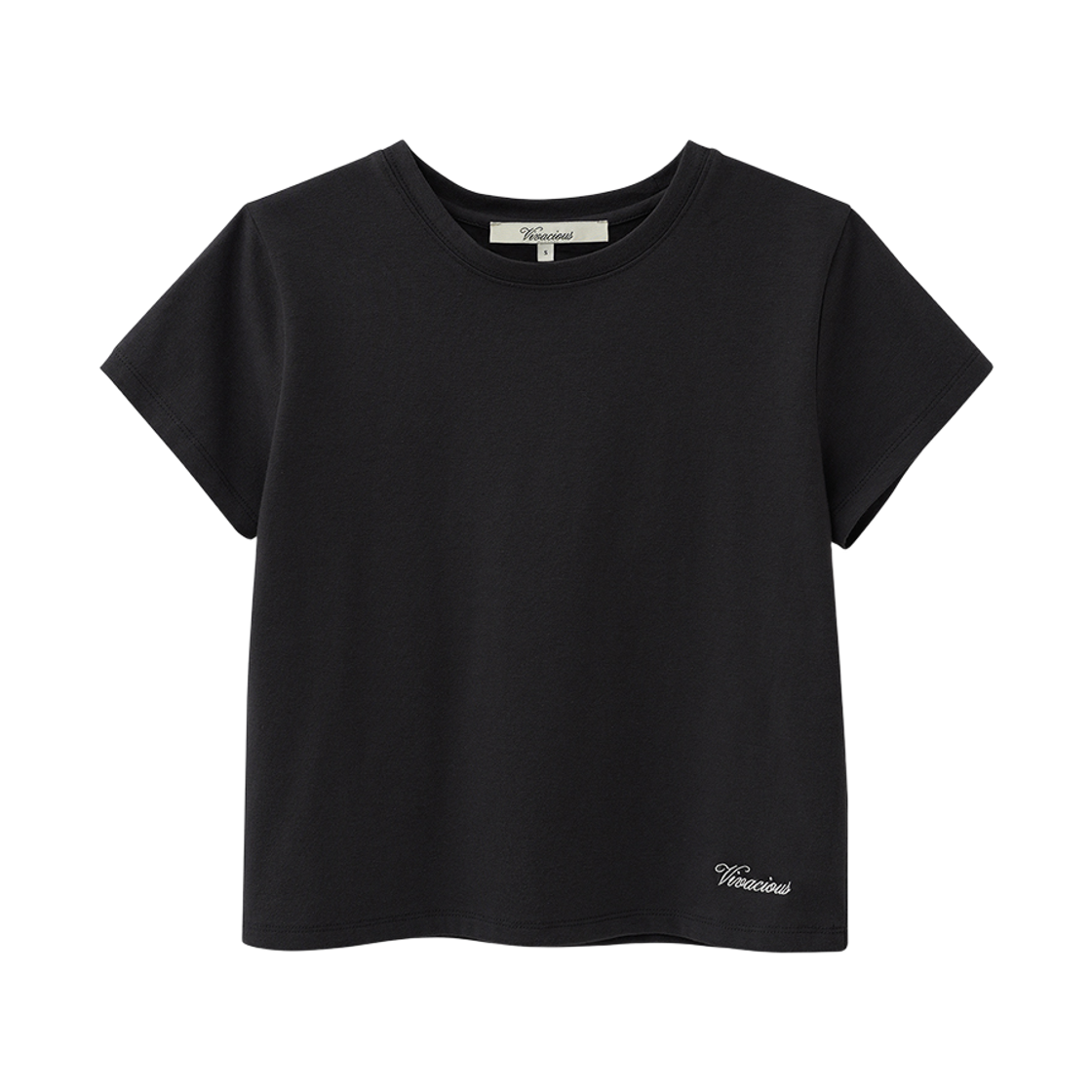 VV62TS04BK VIVACIOUS Dua Cool Basic Tee BLACK