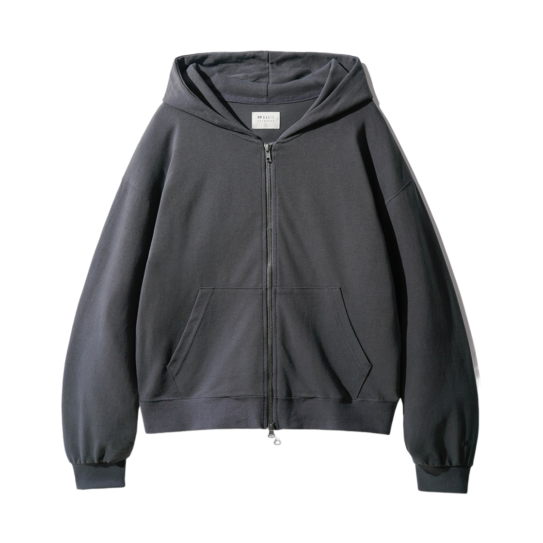 SJHD1553_darkgray_29 FP142 Two ply light zip-up hoodie DarkGray SJHD1553