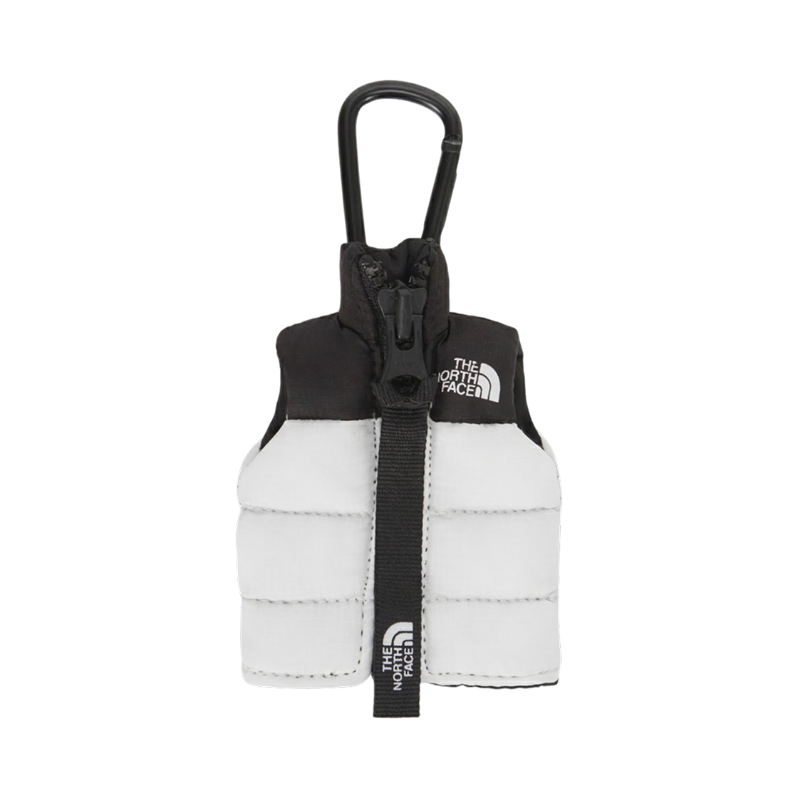 NHA5AS389B The North Face Nuptse Vest Key Ring White - 26FW