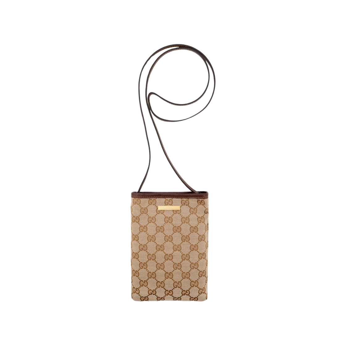 875806-FAFV4-9651 Gucci Phone Pouch Sand Brown