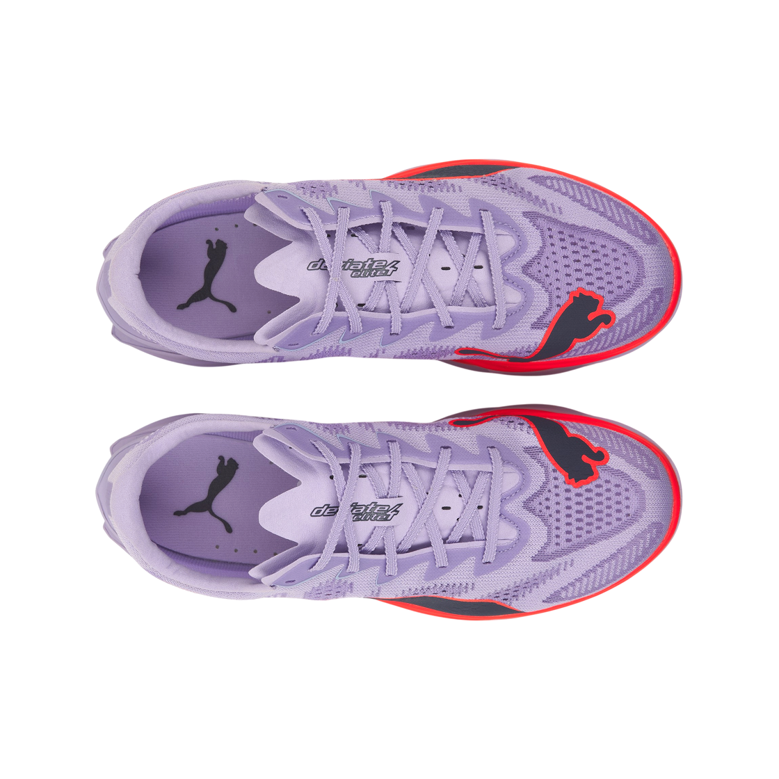 푸마 디비에이트 나이트로 엘리트 4 라이트 라벤더 울트라 레드 인키 뎁스(Puma Deviate Nitro Elite 4 Light Lavender Ultra Red Inky Depths) - 5