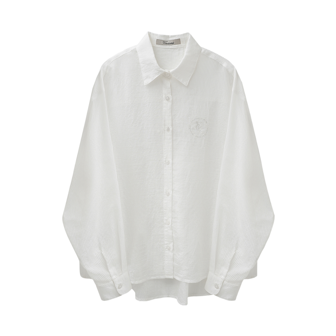 VV61SH09WH VIVACIOUS Ylang Stripe Shirt WHITE