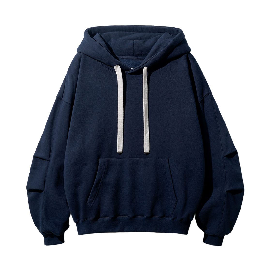 SJHD1433_navy_29 FP142 Flow bow pleats hoodie navy SJHD1433