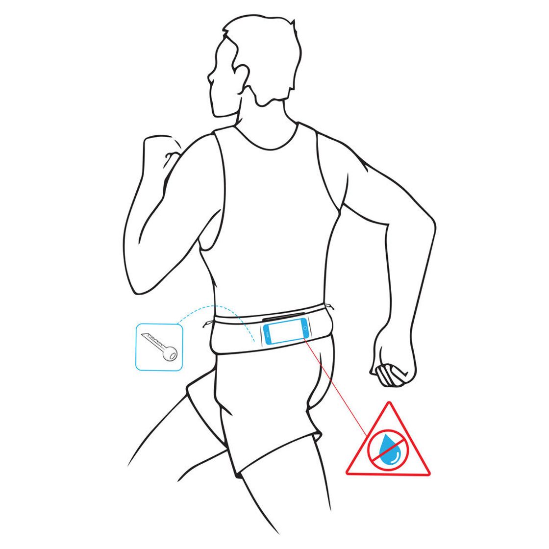 데카트론 하이드레이션 플라스크 휴대 러닝 벨트(Decathlon Hydration Flask Carrying Running Belt) - 7
