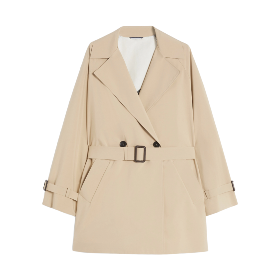 OVATTA-001 (W) Weekend Max Mara Ovatta Water-Repellent Trench Coat Beige