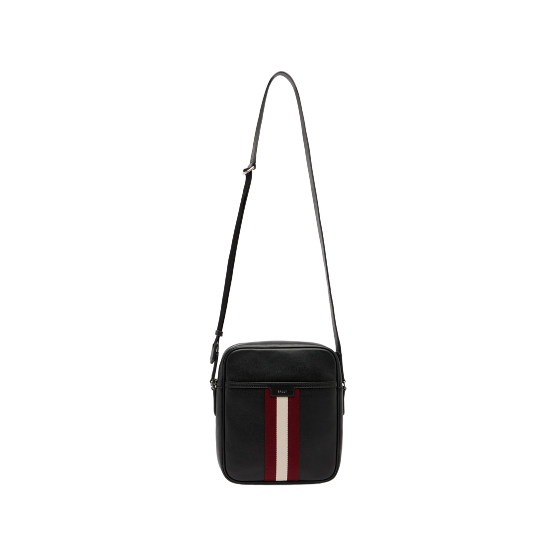 발리 코드 레더 크로스바디백 블랙(Bally Code Crossbody Bag in Leather Black)